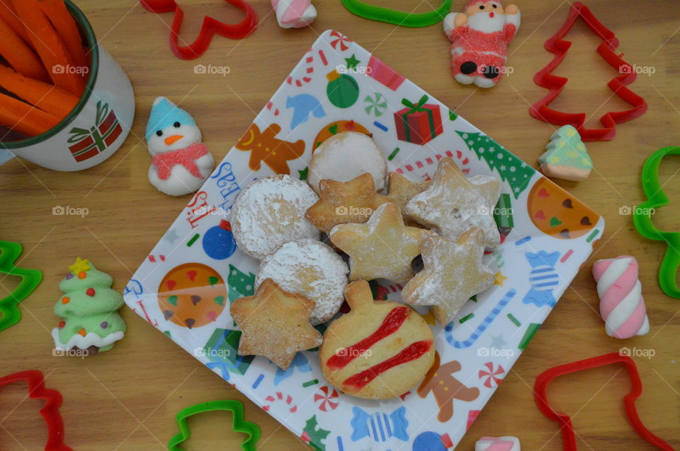 Preparing snacks for Santa