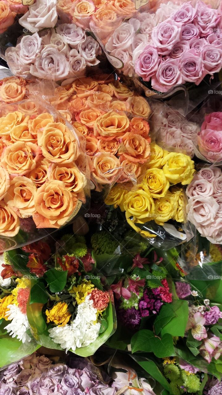 Grocery Store Roses