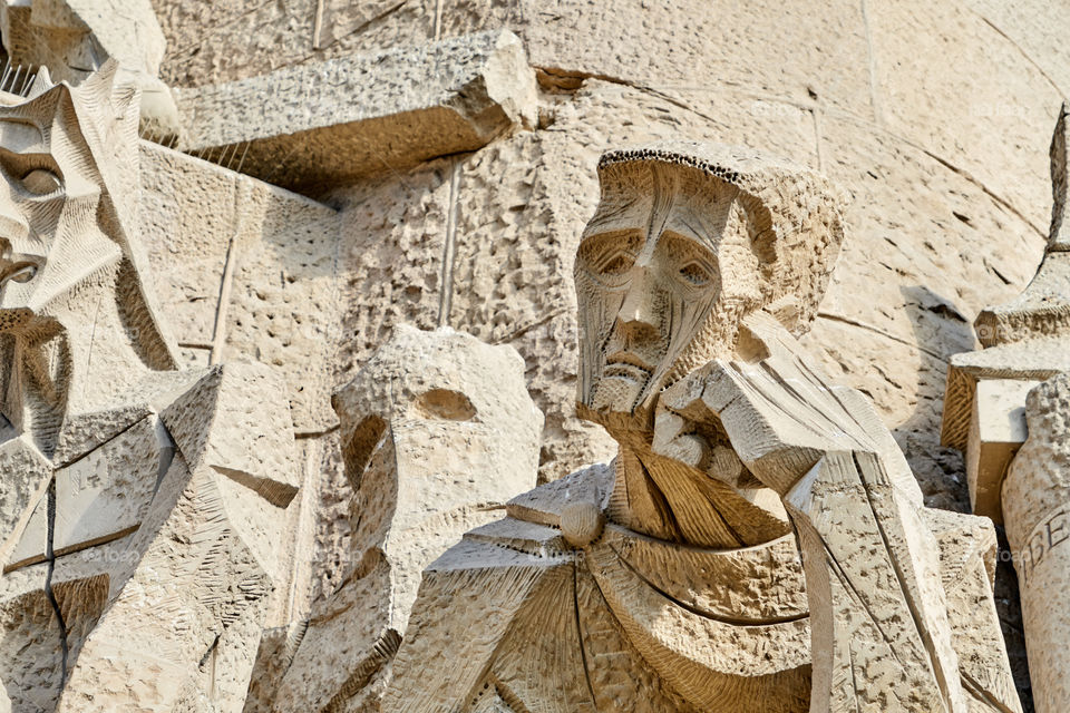 Sagrada Familia. Contemporary Sculptures 