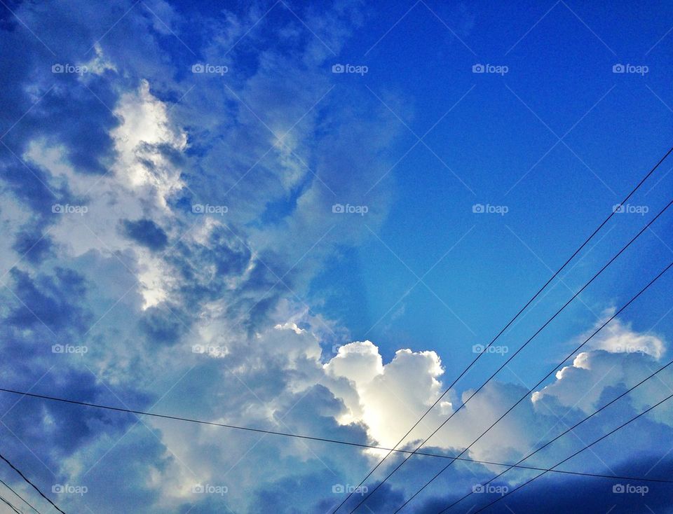 Clouds and lines