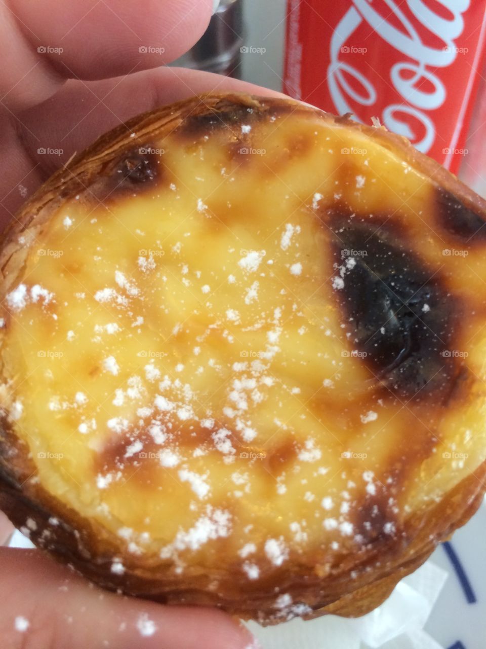 Pasteis de nata. A visit to Portugal.