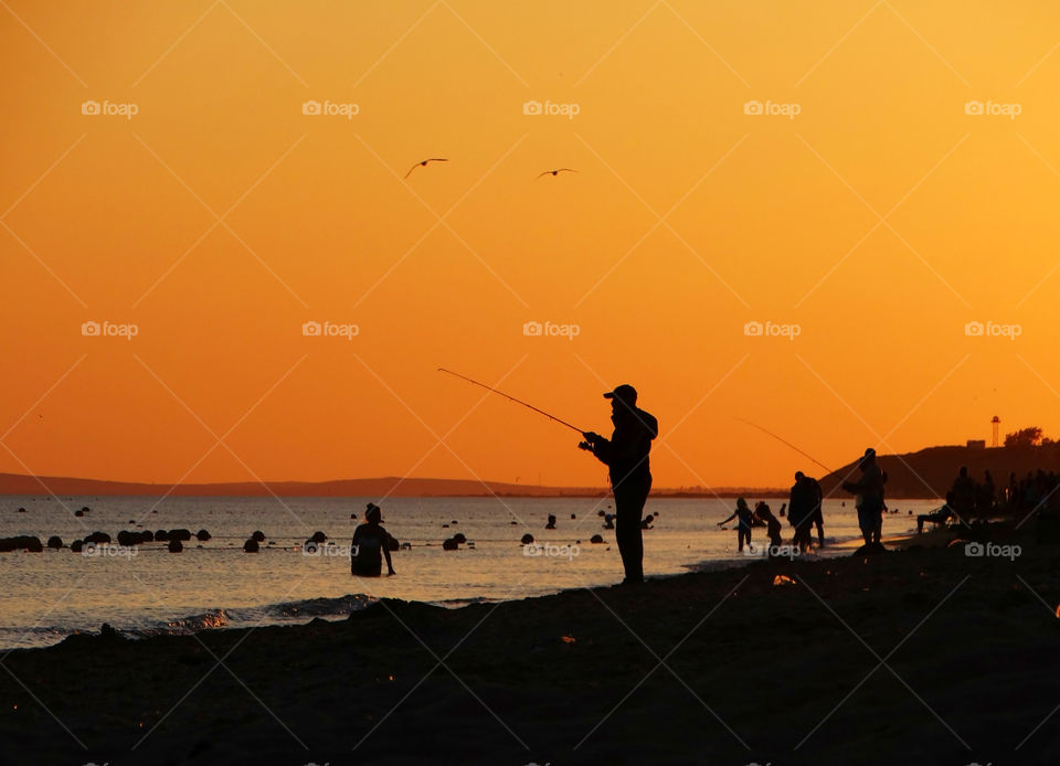 Fisherman and Sea