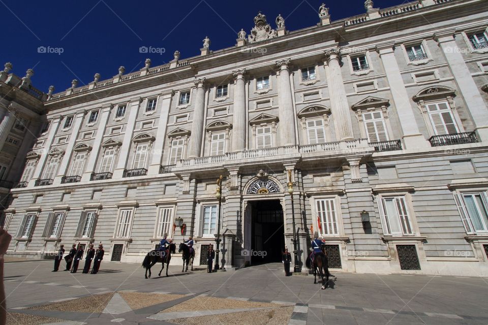 Royal palace changing of the guards 
