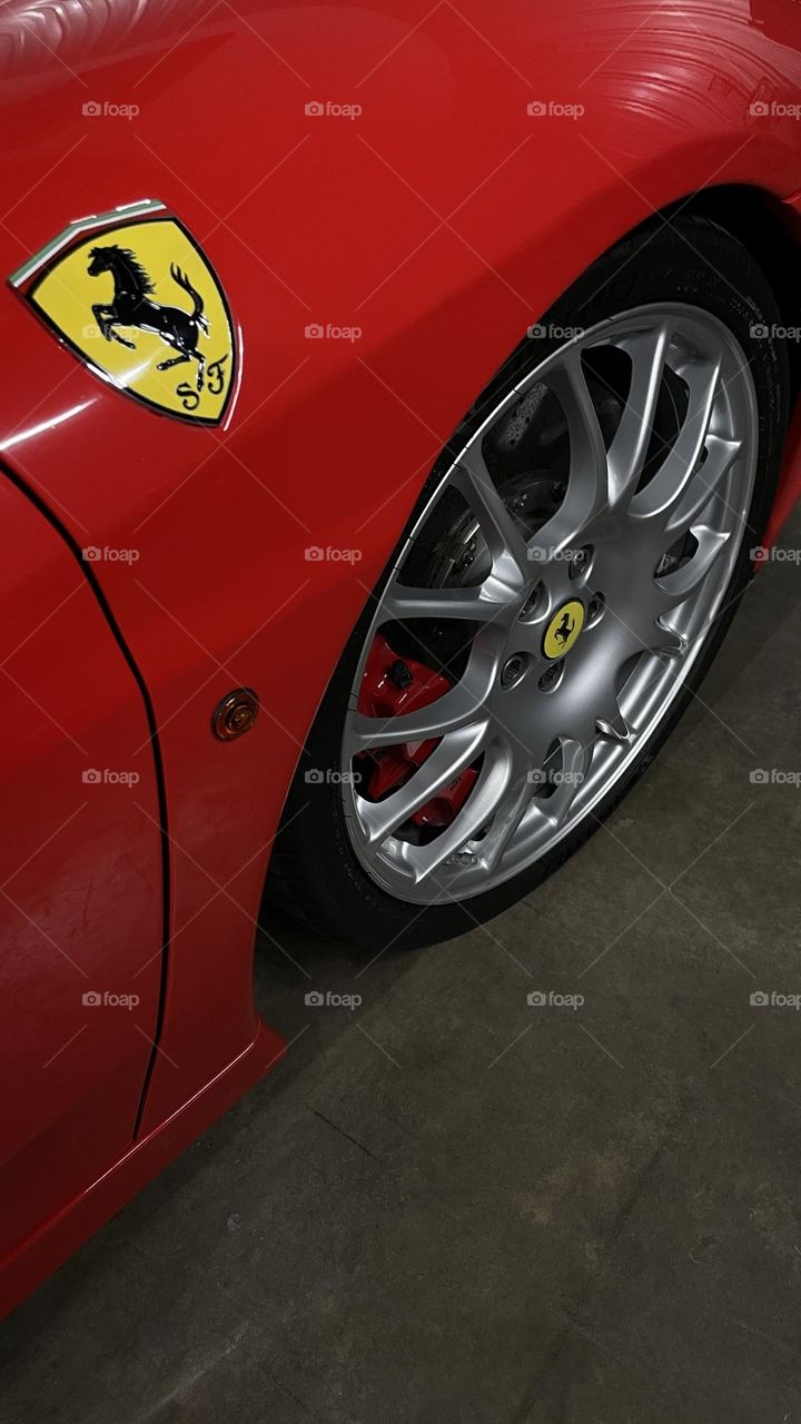 Red Ferrari 