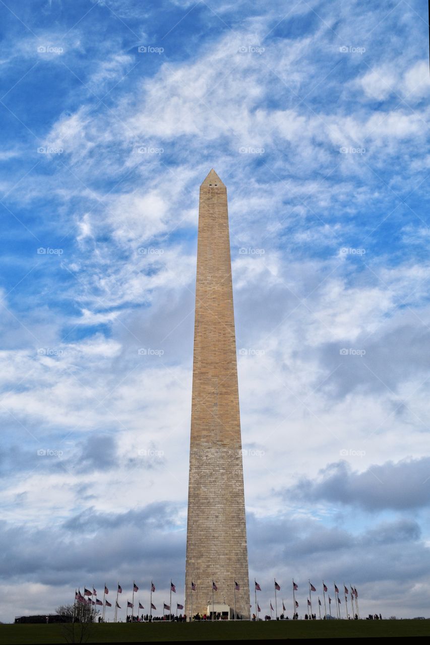 Washington Monument on a beautiful winter day!