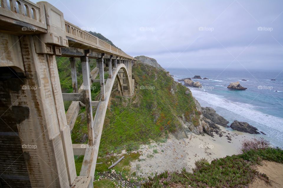 A California bridge of highway 1 