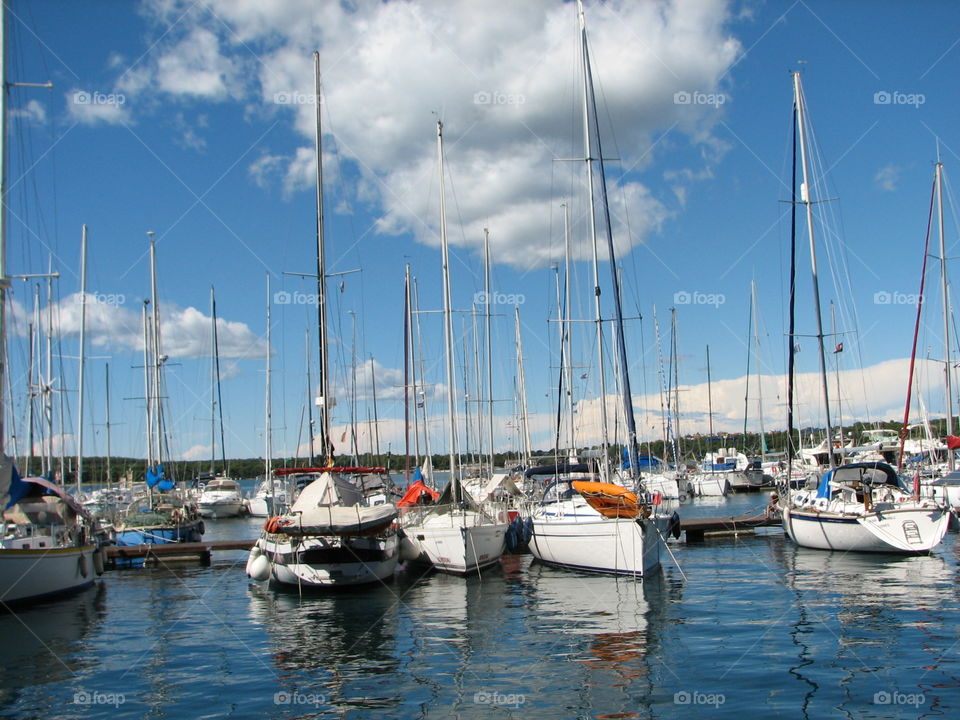 sails and clouds