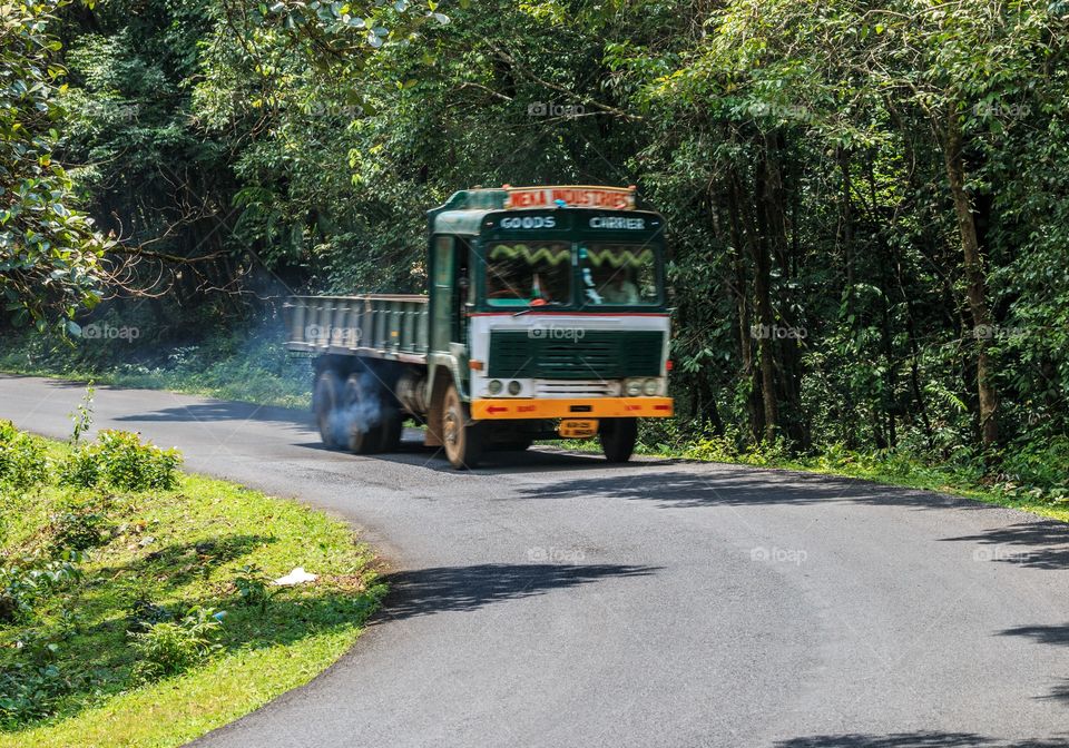 on the roads of dandeli, India