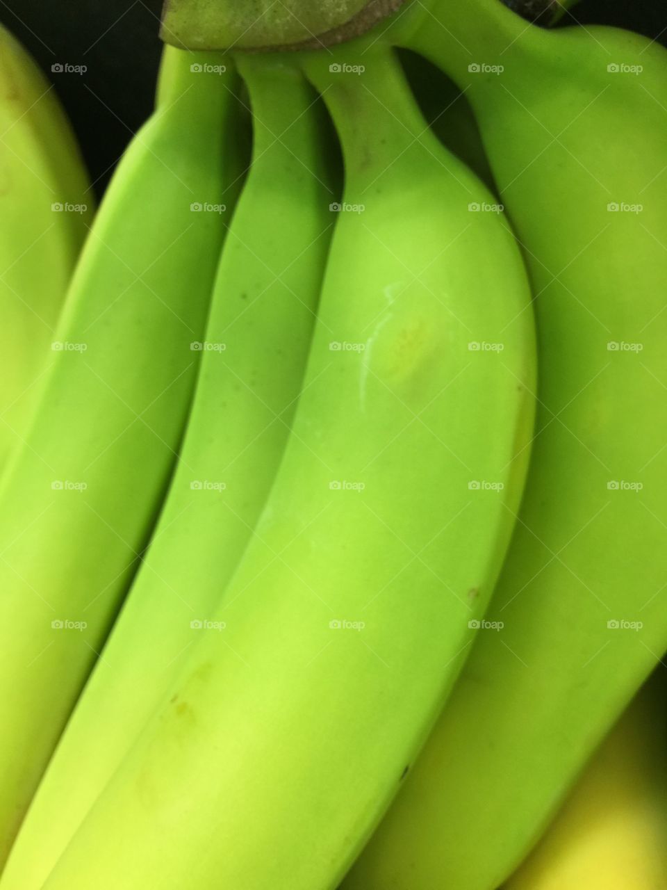 Green bananas