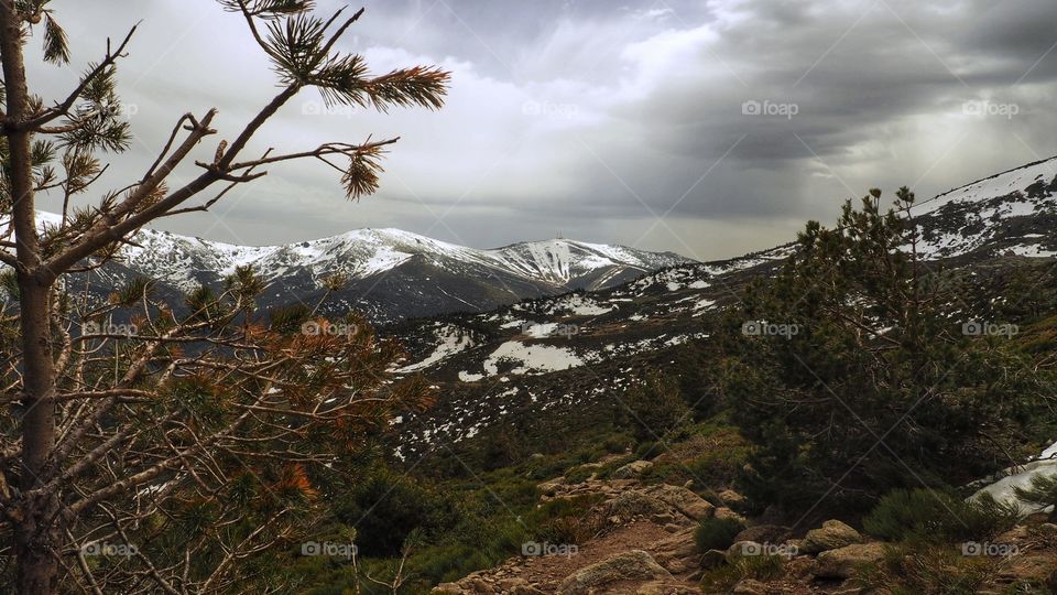 Paisaje, sierra de Madrid