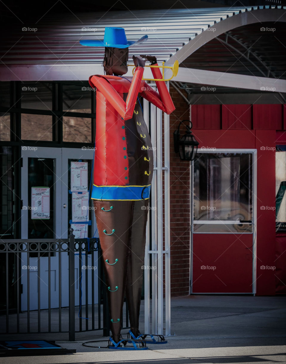 Mariachi playing trumpet