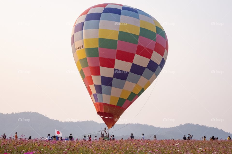 Beautiful ballon shot