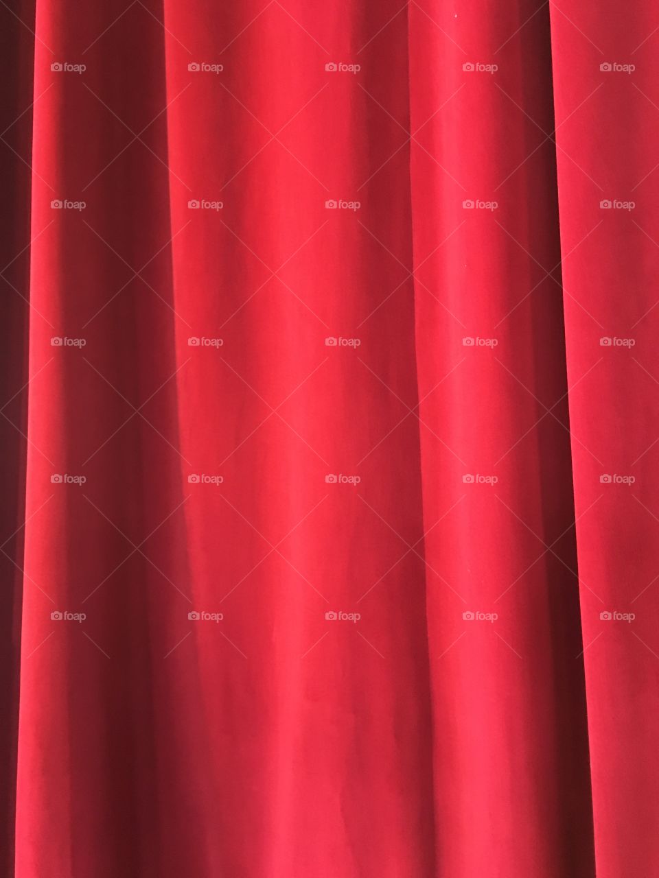 Close-up of red curtain