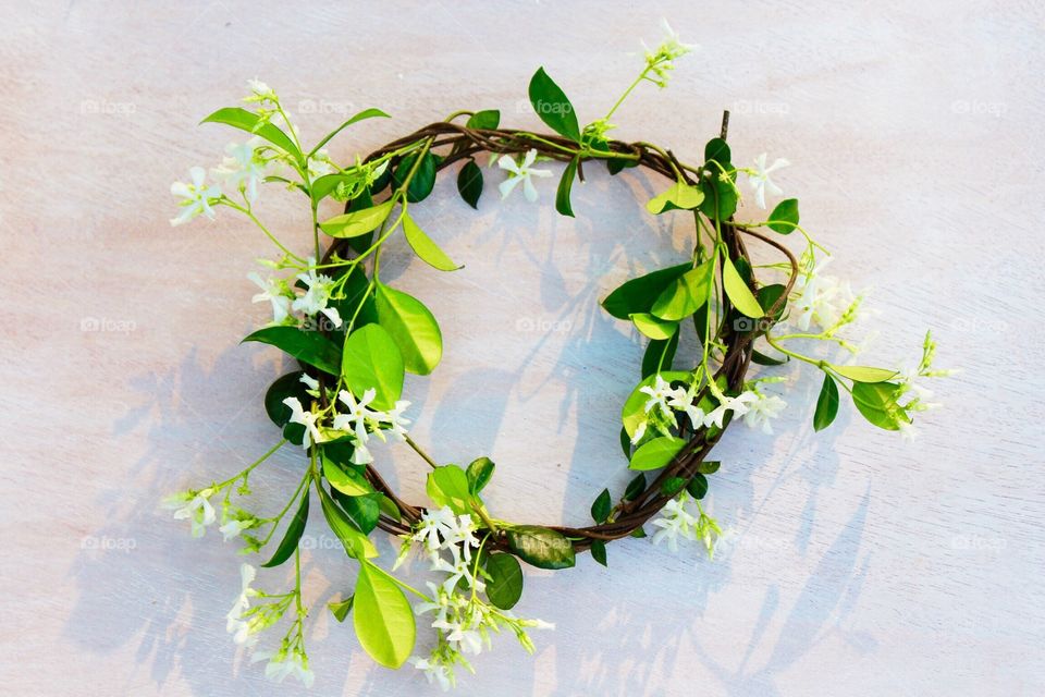 Jasmine flower crown