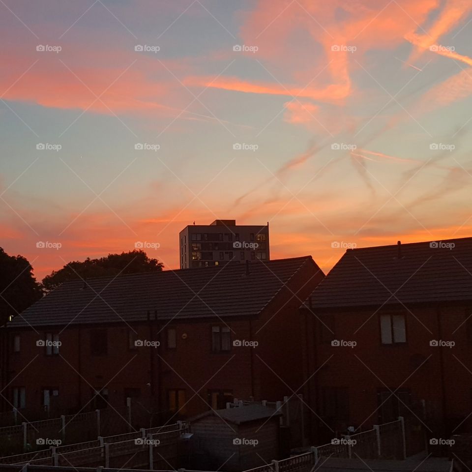 Great Sunset in Manchester
