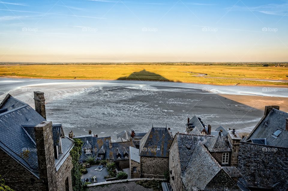 View from the mont saint michel