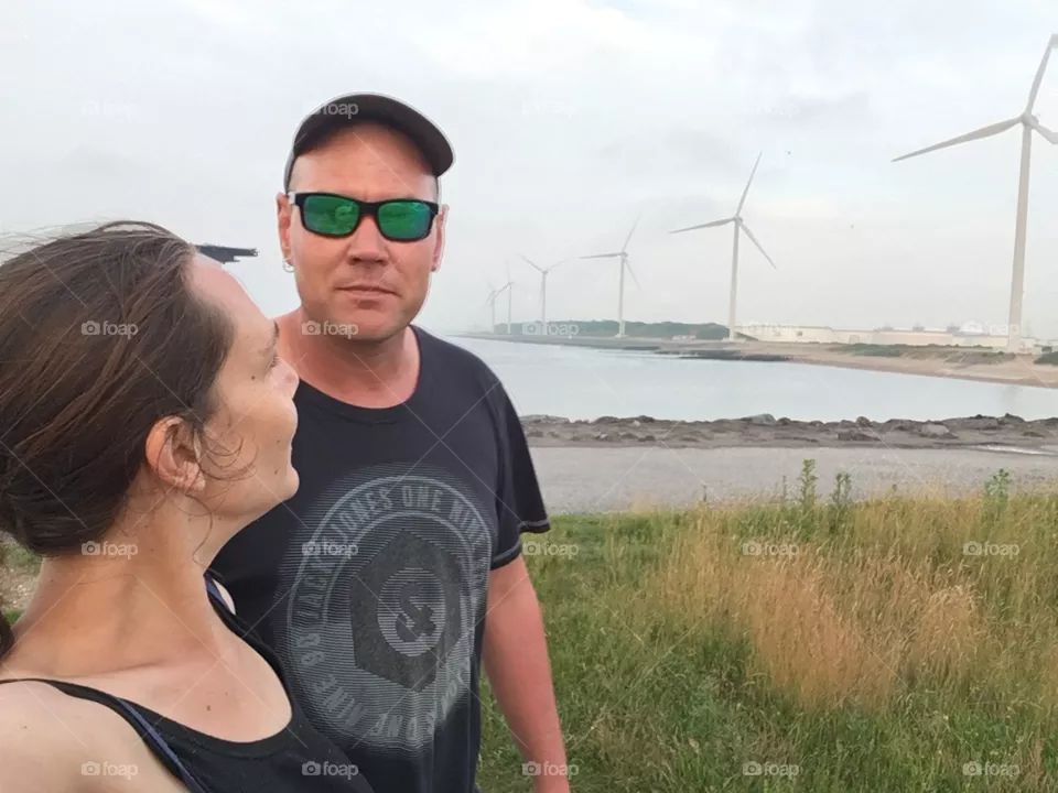 Walking Maasvlakte Harbor Rotterdam 