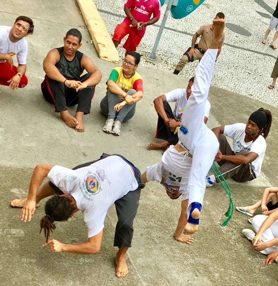 Brazilian capoeira.