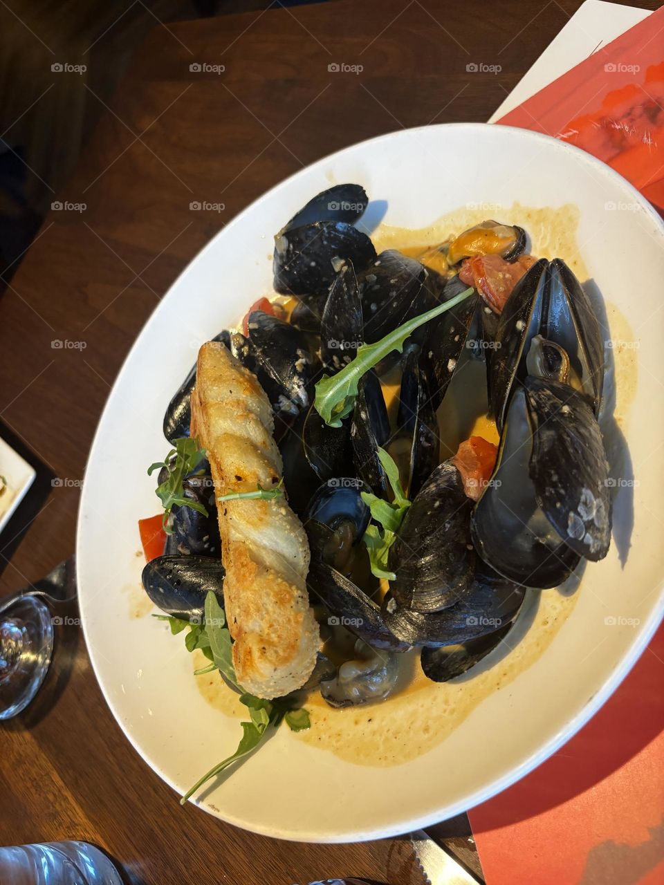 Mussels in white wine 