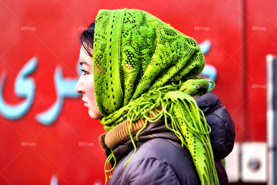 green fashion people woman by jmsilva59