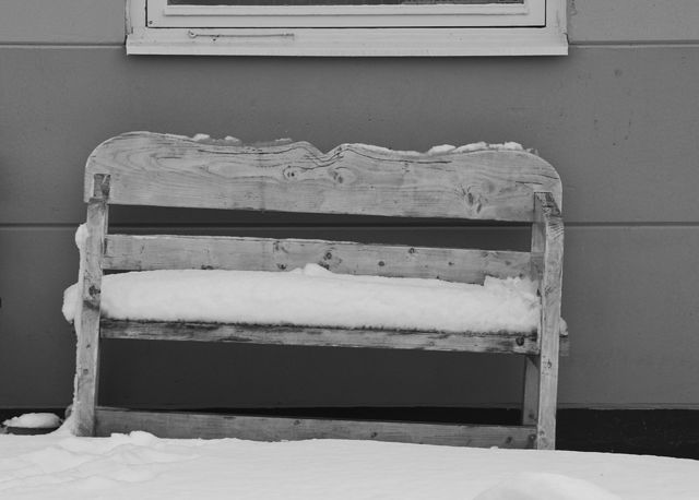 Snowy sofa