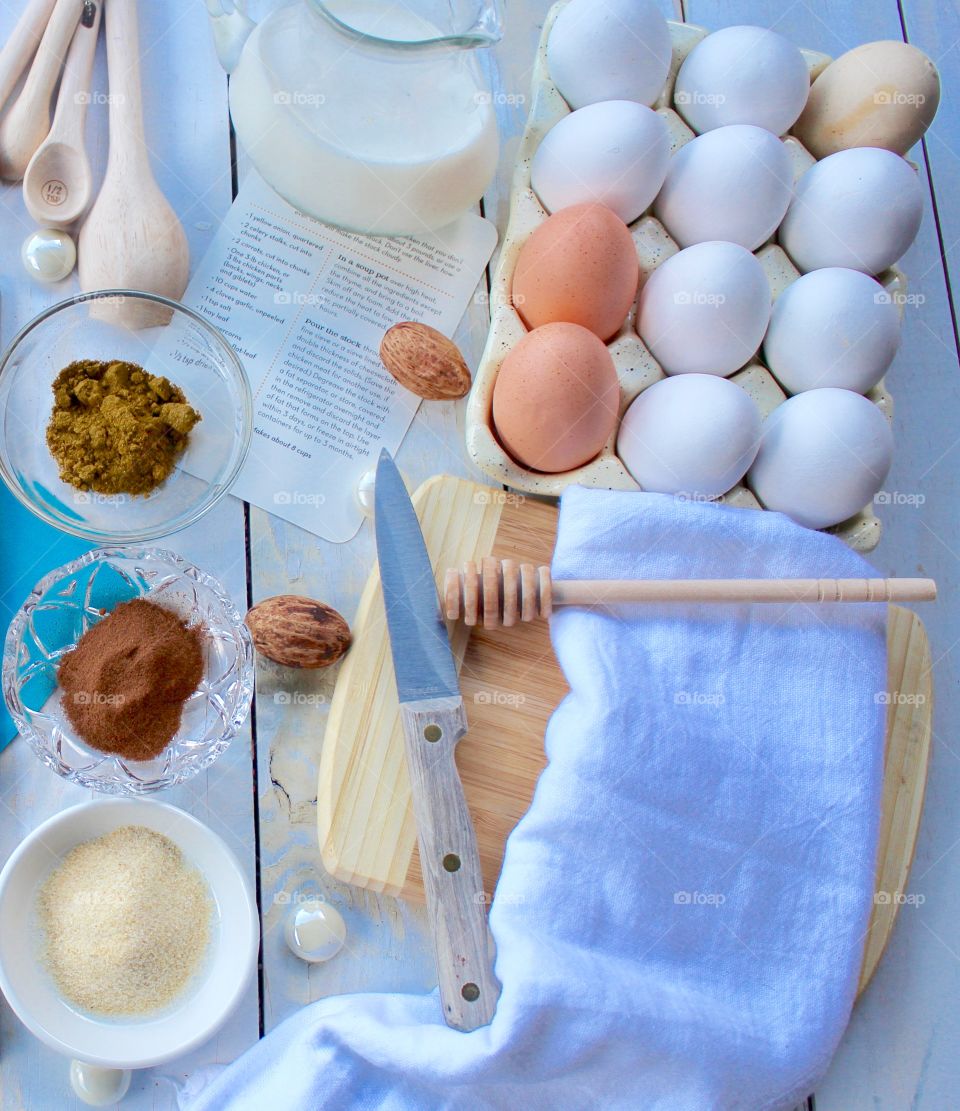 Preparing to make pastries 