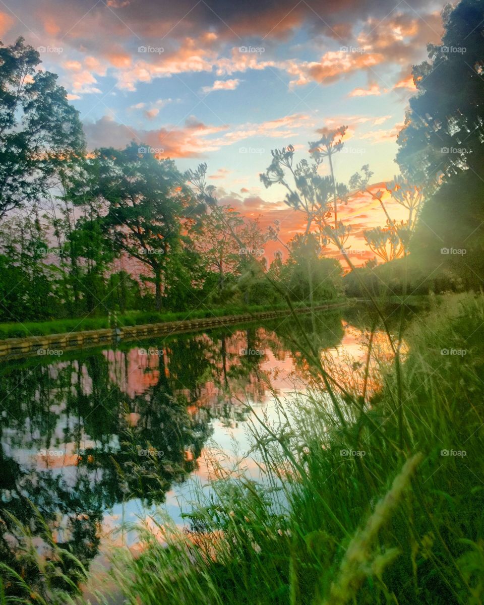 Reflected cloudpaintings