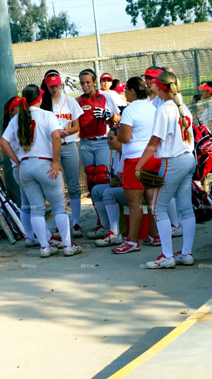 Springtime Softball. Nothing better than a softball game on a warm spring afternoon.