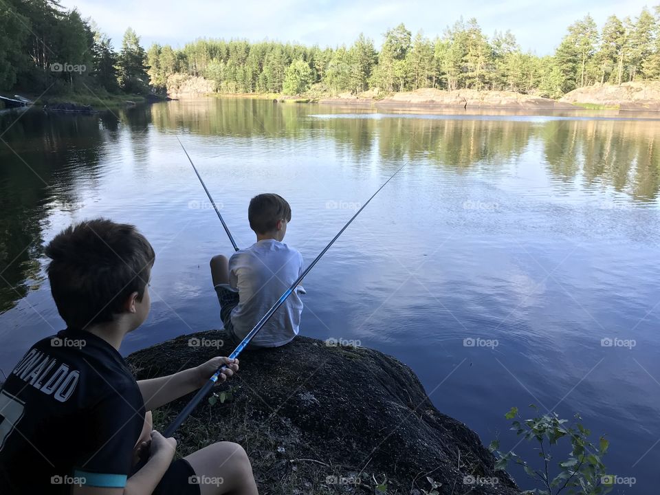 Fishing whit the boys