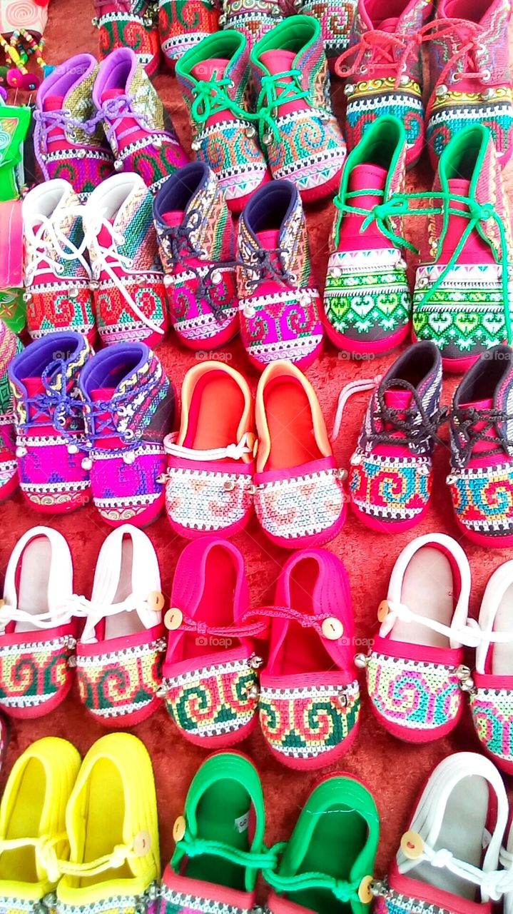 Traditional Chinese Handmade Children  shoes In many different colors and sizes!