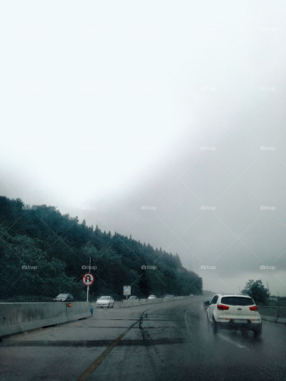 rainy road