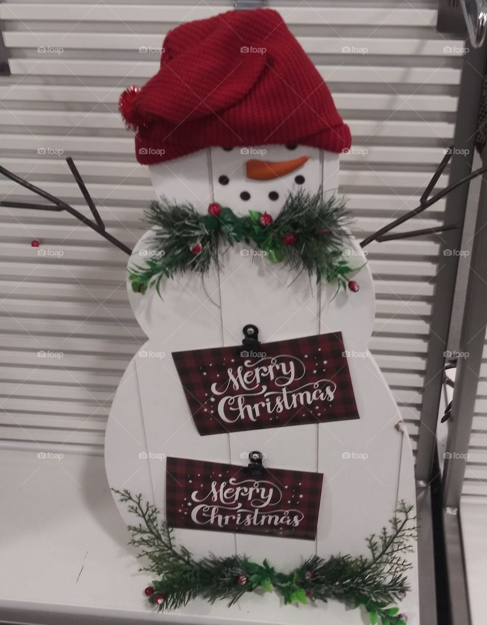 Christmas craft snowman