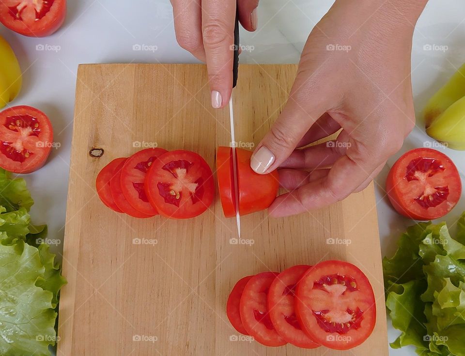 Tomato Circles🍅⭕ Red⭕🍅 Cooking ⭕🍅