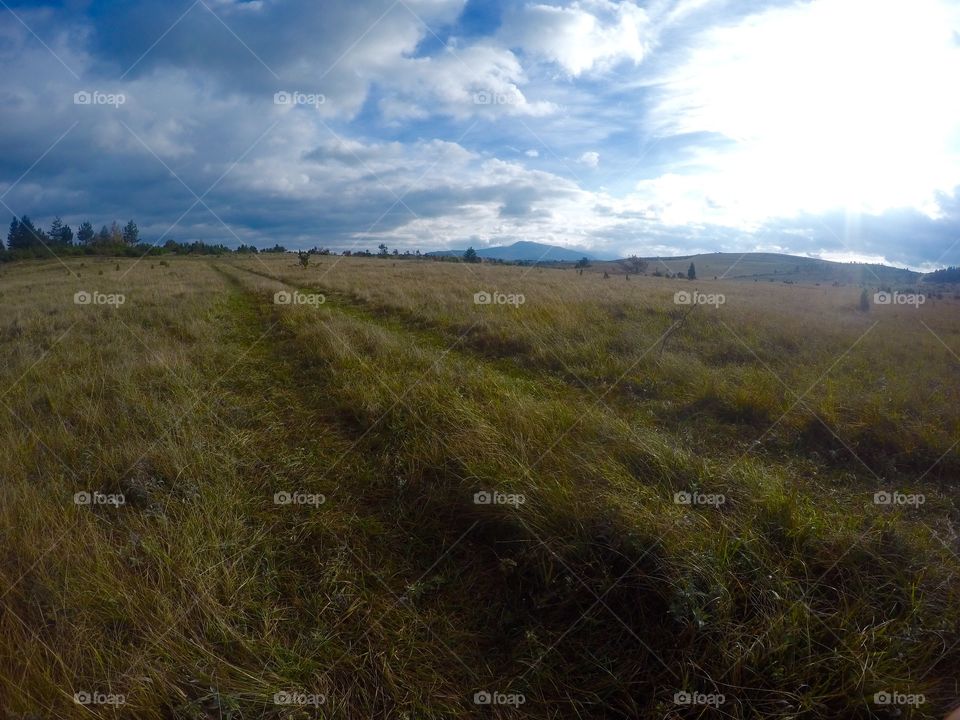 Amazing road that leads to nowhere