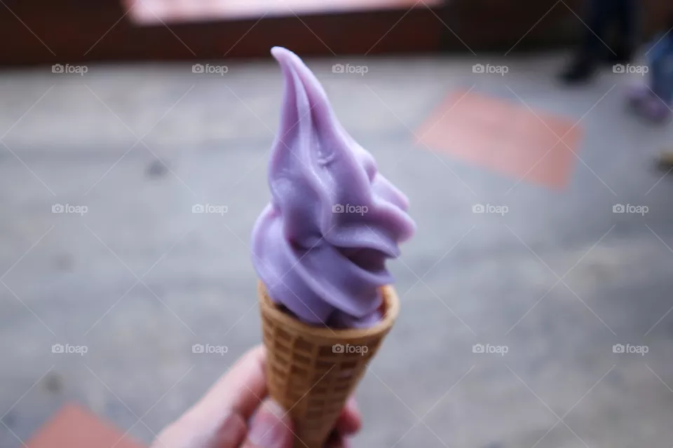 lavender ice cream