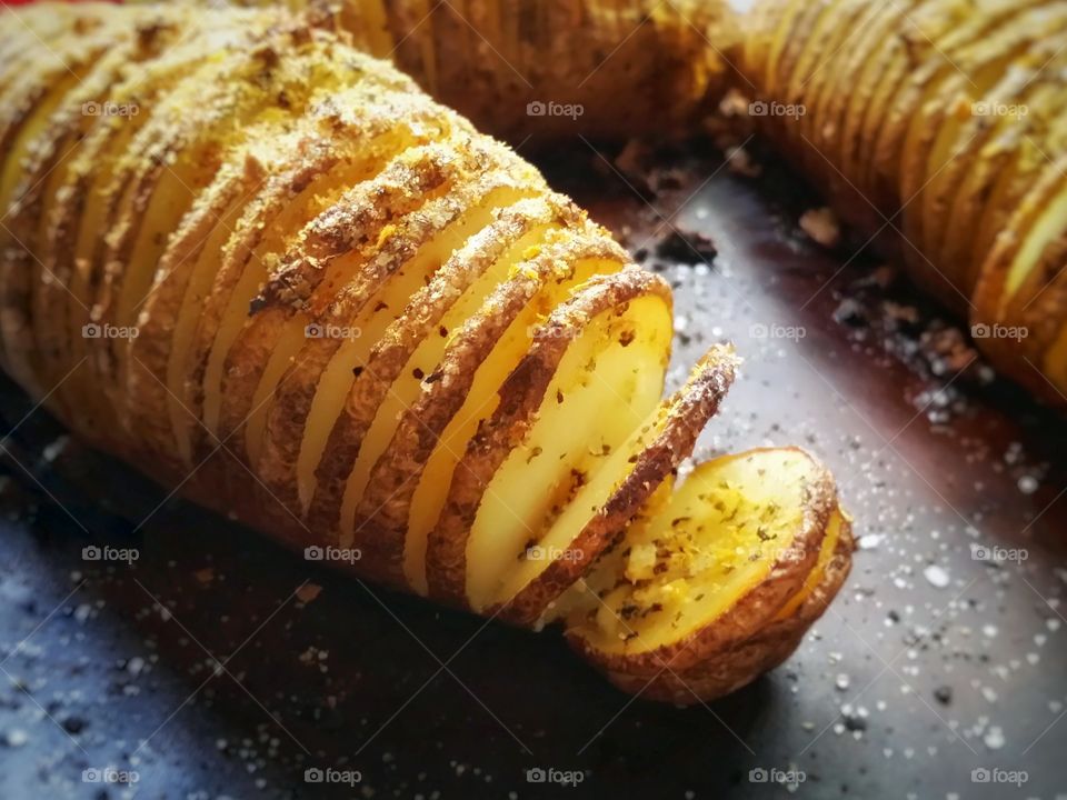 Hasselback Potatoes