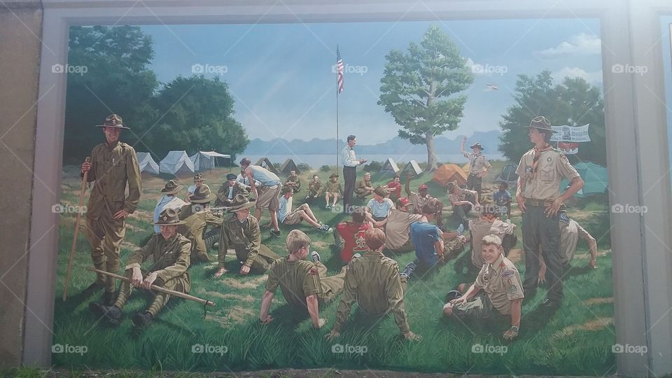 Boy Scouts Mural