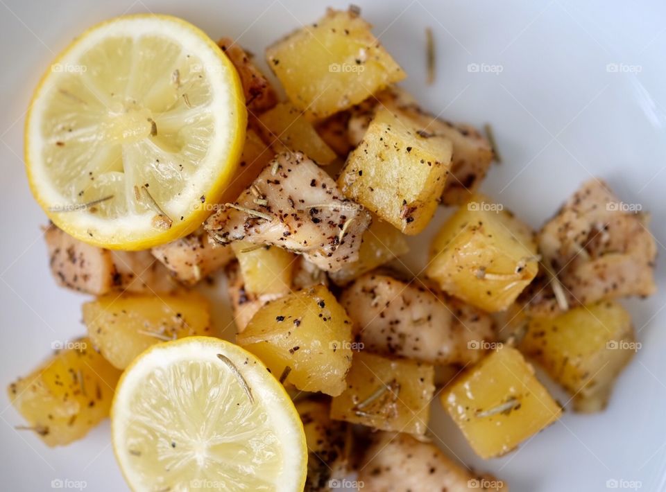 Lemon Chicken And Potatoes