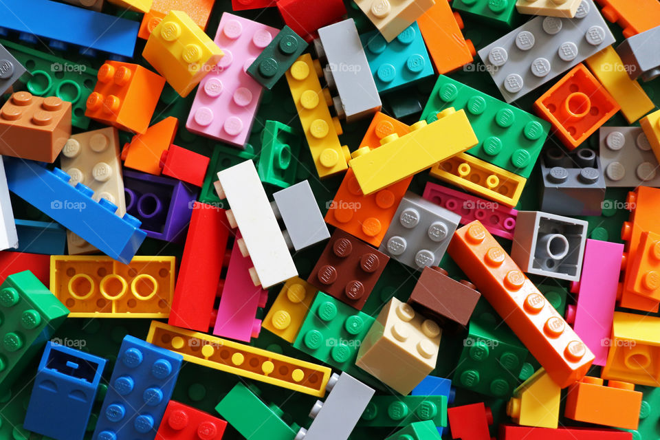 A bunch of Legos