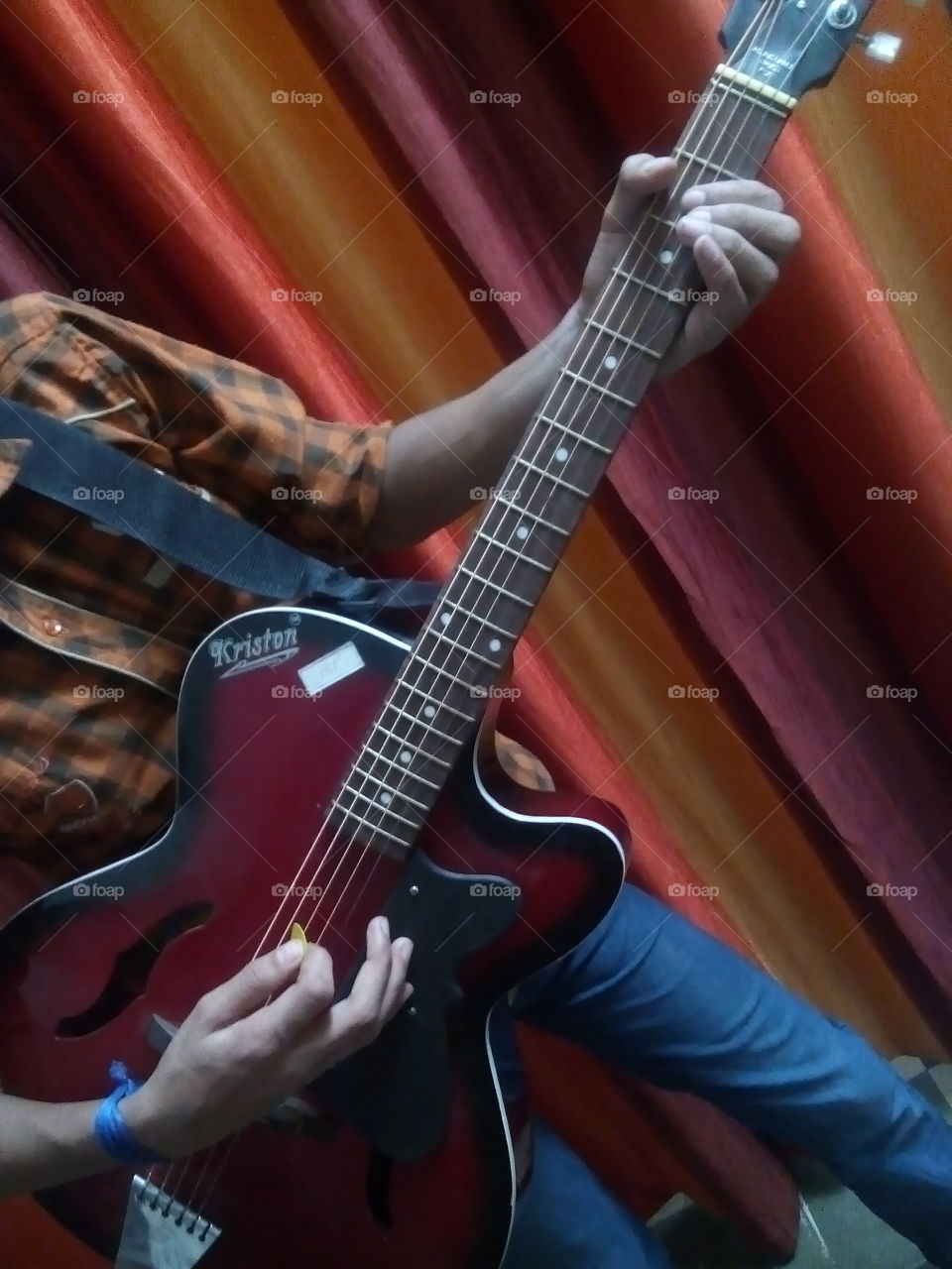 Playing Guitar