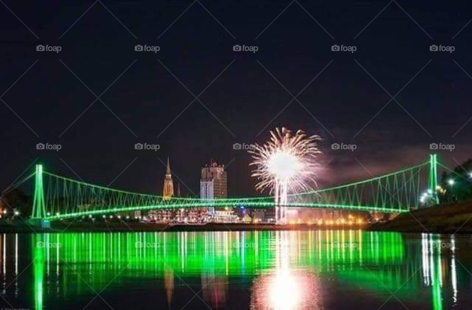 Osijek river drava for bridge
