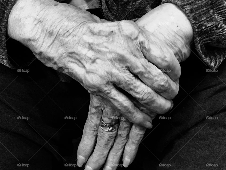 Grandmother's hands 