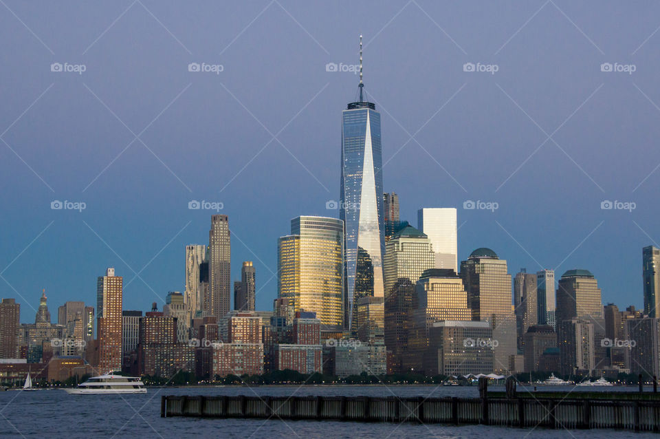 Sun Sets on Manhattan