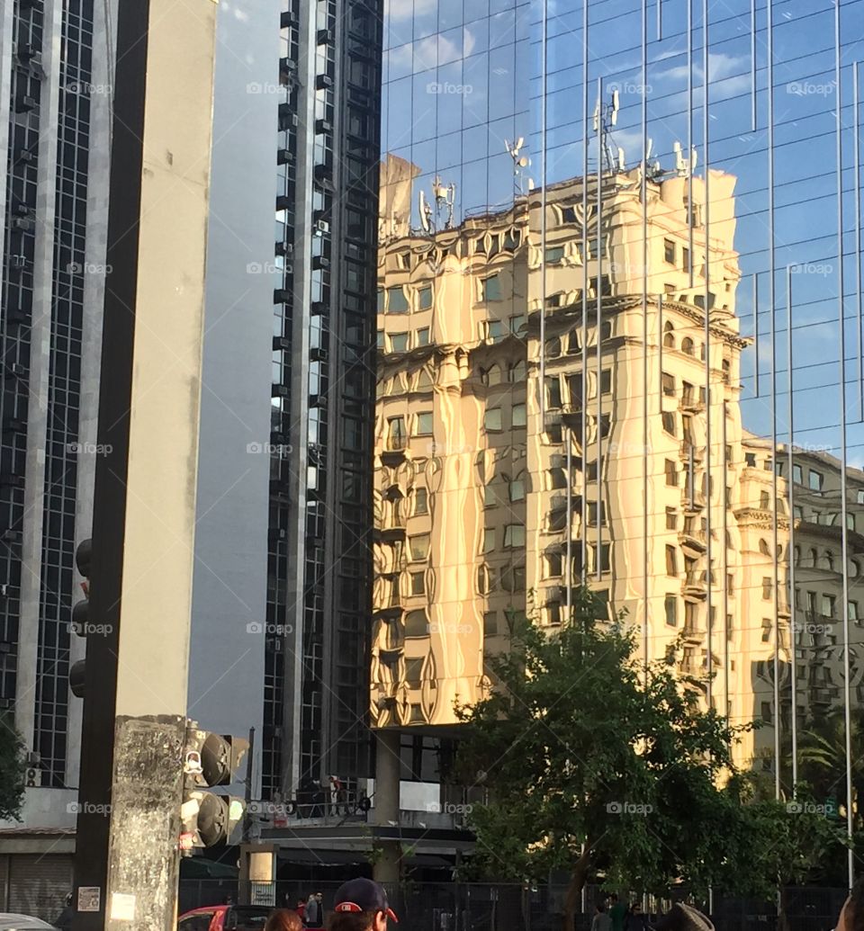 Mirror in Paulista Avenue, SP