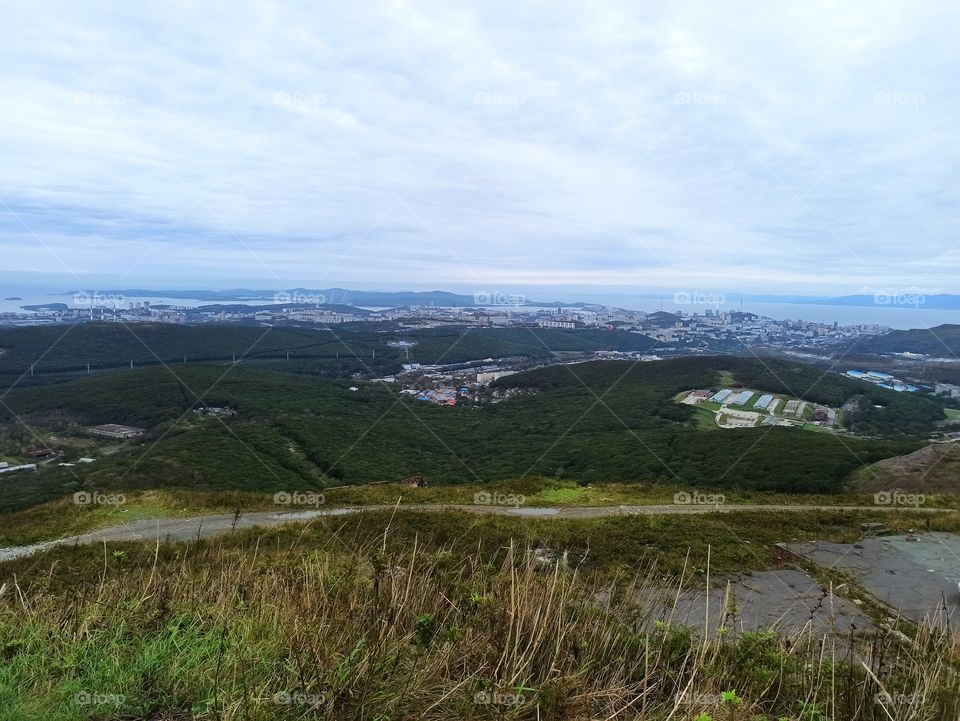 Владивосток с высоты птичьего полёта