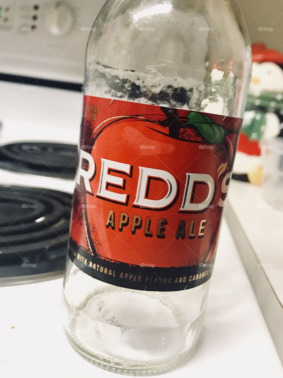 Emptied Redds Apple Ale bottle! 