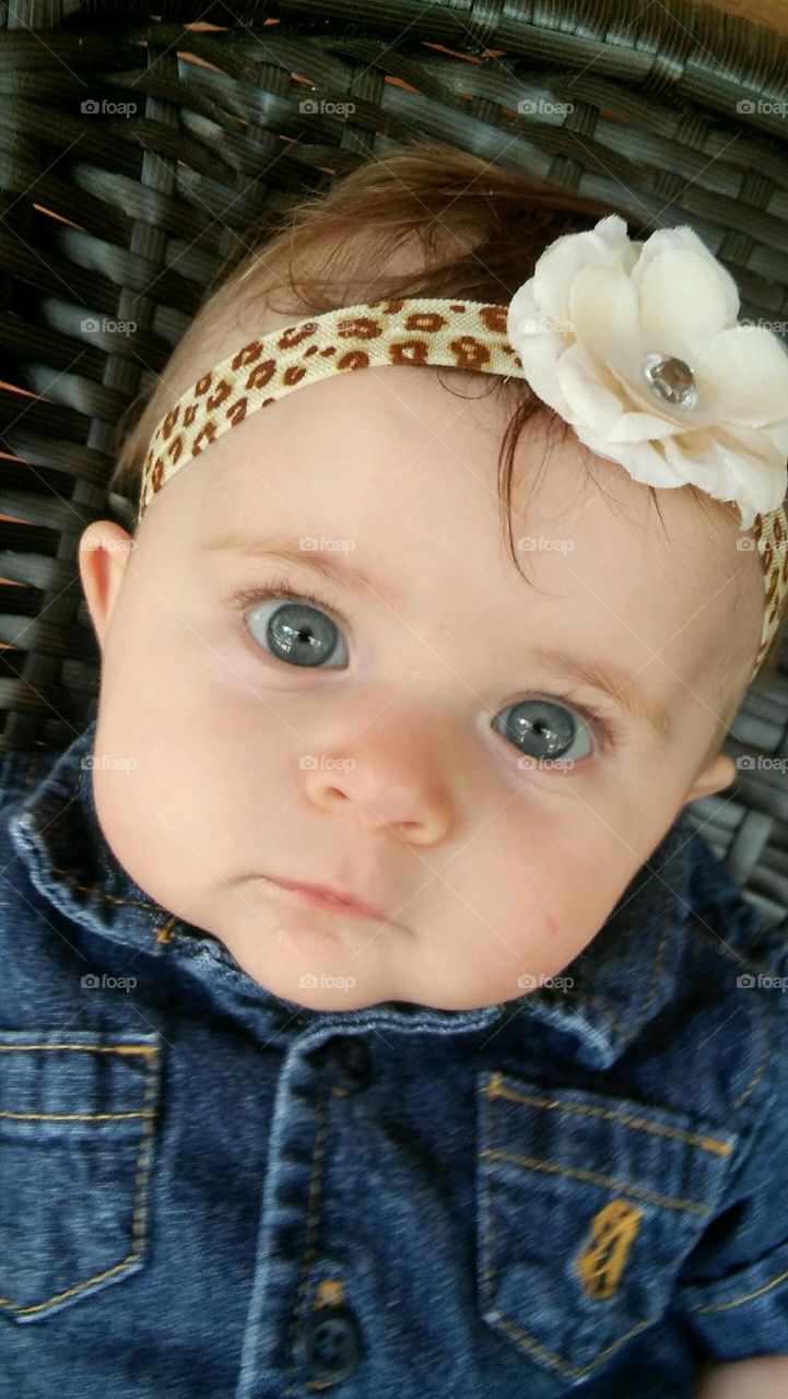 Focused on the  camera