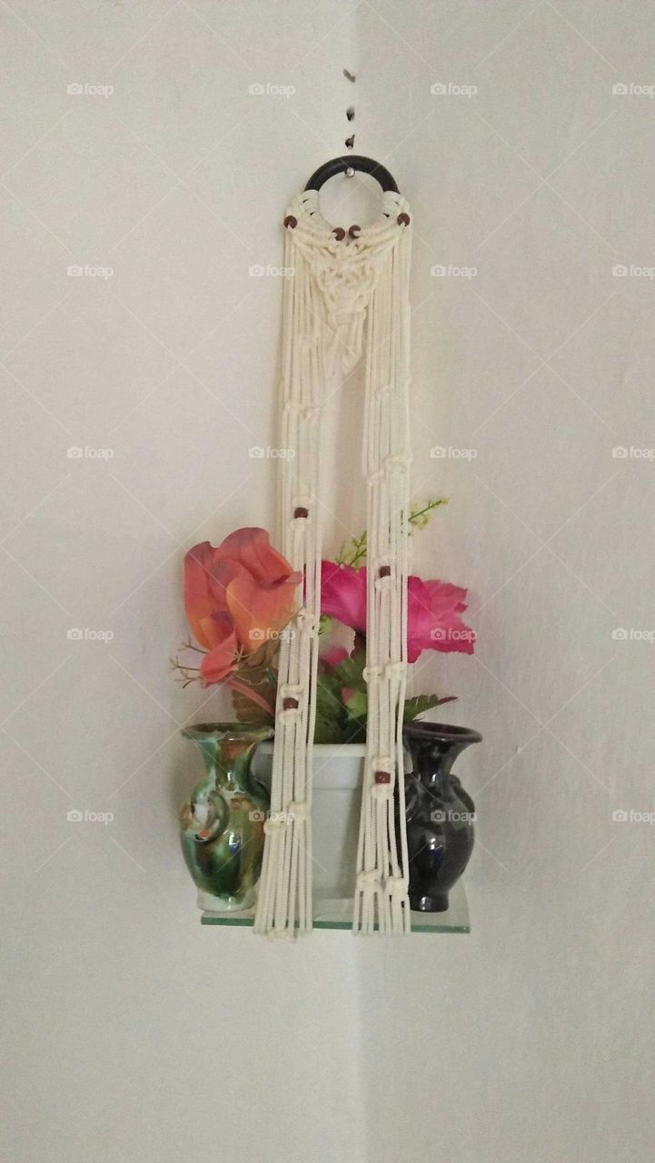 Beautiful flowers in vase.