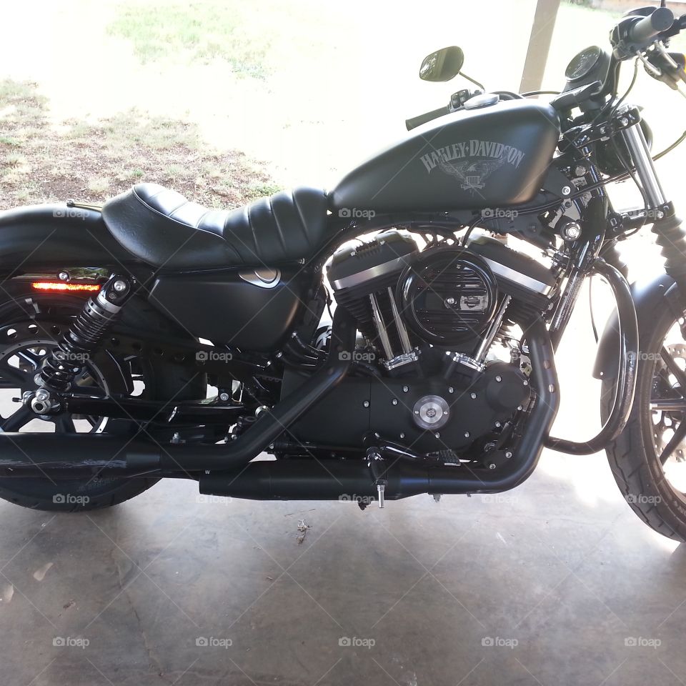 Harley Davidson motorcycle 883 Iron