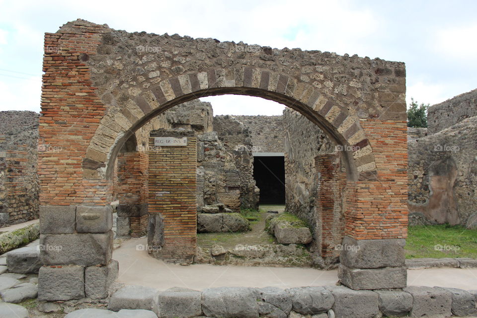 Ruins of Pompeii.